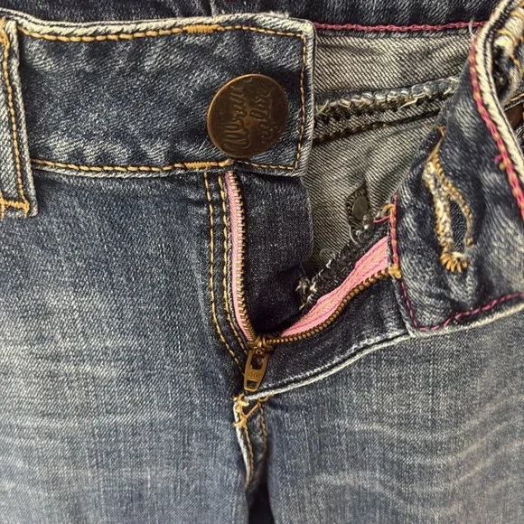 Women’s Wrangler Low Rise Bootcut Jeans Size 3/4 x 34 - Picture 9 of 12